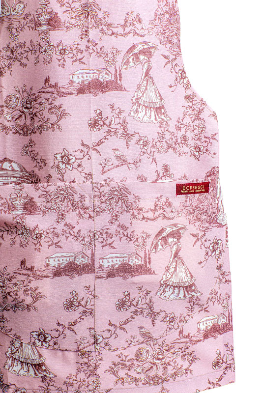 Grembiule cucina & giardino Toile de Jouy turchese - immagine 5